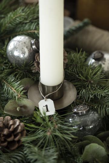 Ib Laursen Rustikale Kerze Ø:3,8 H:25 - Weingärtners Genusshandwerk