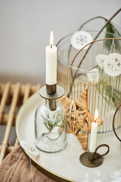 Ib Laursen Kerzenhalter für 2,2 cm Kerze Flaschenstecker - Weingärtners Genusshandwerk