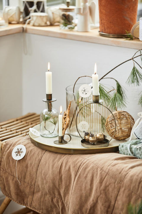 Ib Laursen Kerzenhalter für 2,2 cm Kerze Flaschenstecker - Weingärtners Genusshandwerk