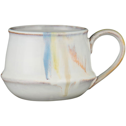 Ib Laursen Tasse mit Henkel Kalmar mehrfarbige Streifen - Weingärtners Genusshandwerk