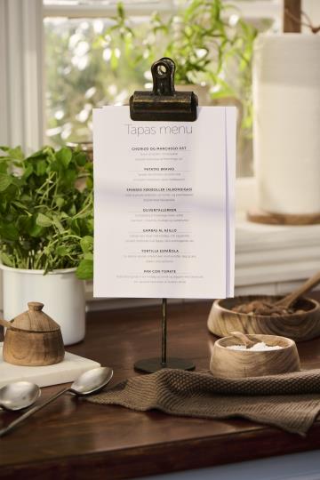 Ib Laursen Kartenhalter m/Clips schwarz/goldener Look Brooklyn - Weingärtners Genusshandwerk