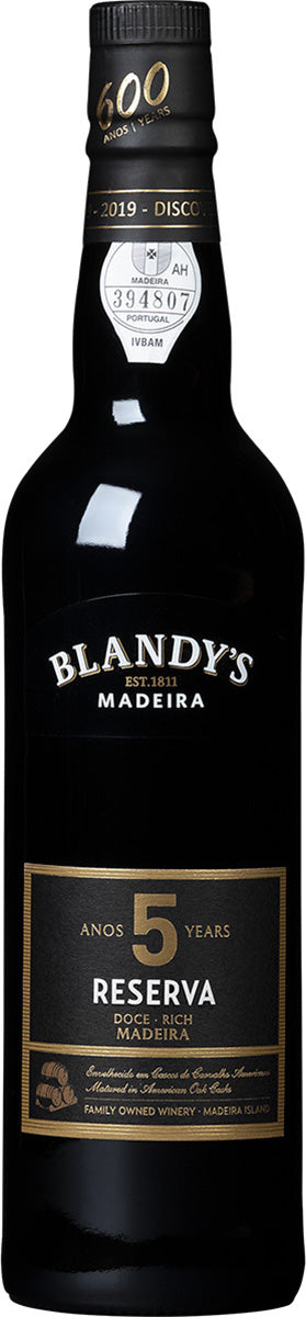 BLANDY'S 5 Years Old RESERVA - Rich
