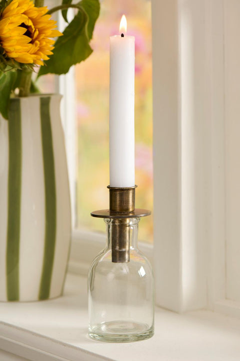 Ib Laursen Kerzenhalter für 2,2 cm Kerze Flaschenstecker - Weingärtners Genusshandwerk