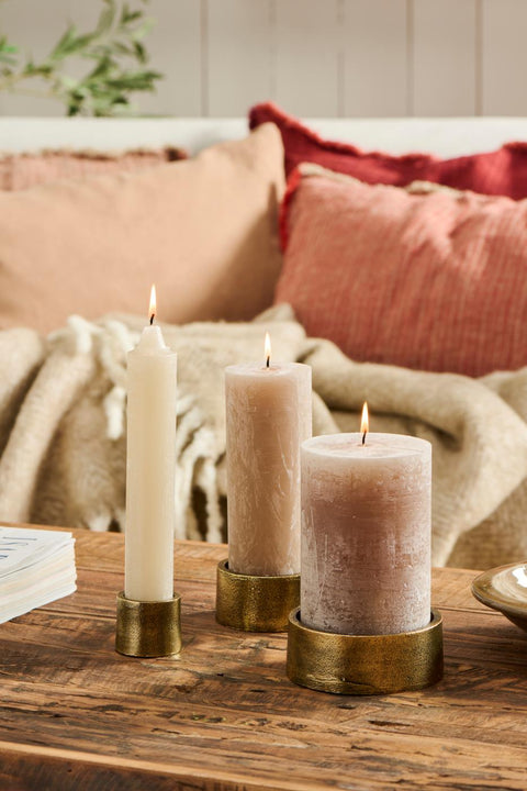 Ib Laursen Kerzenhalter für 6,8 cm Stumpenkerze Tiznit - Weingärtners Genusshandwerk