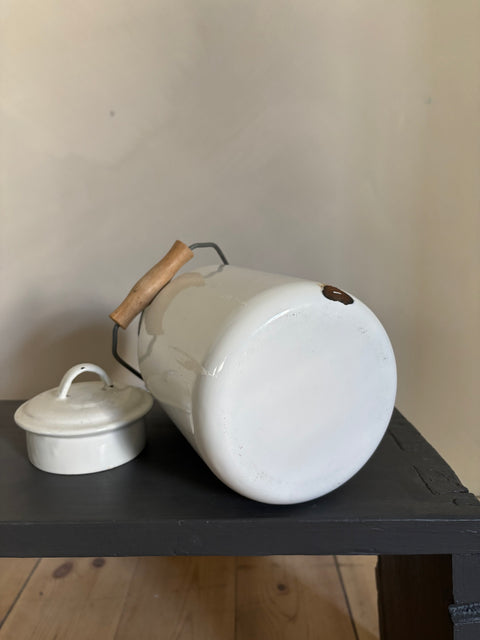 Alte Emaille Milchkanne - Weingärtners Genusshandwerk