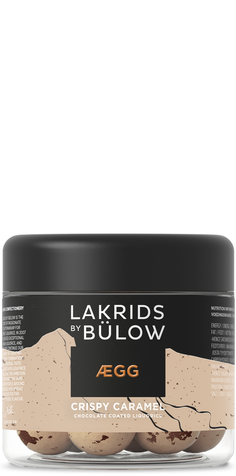 Lakrids by Bülow ÆGG CRISPY CARAMEL 125g - Weingärtners Genusshandwerk