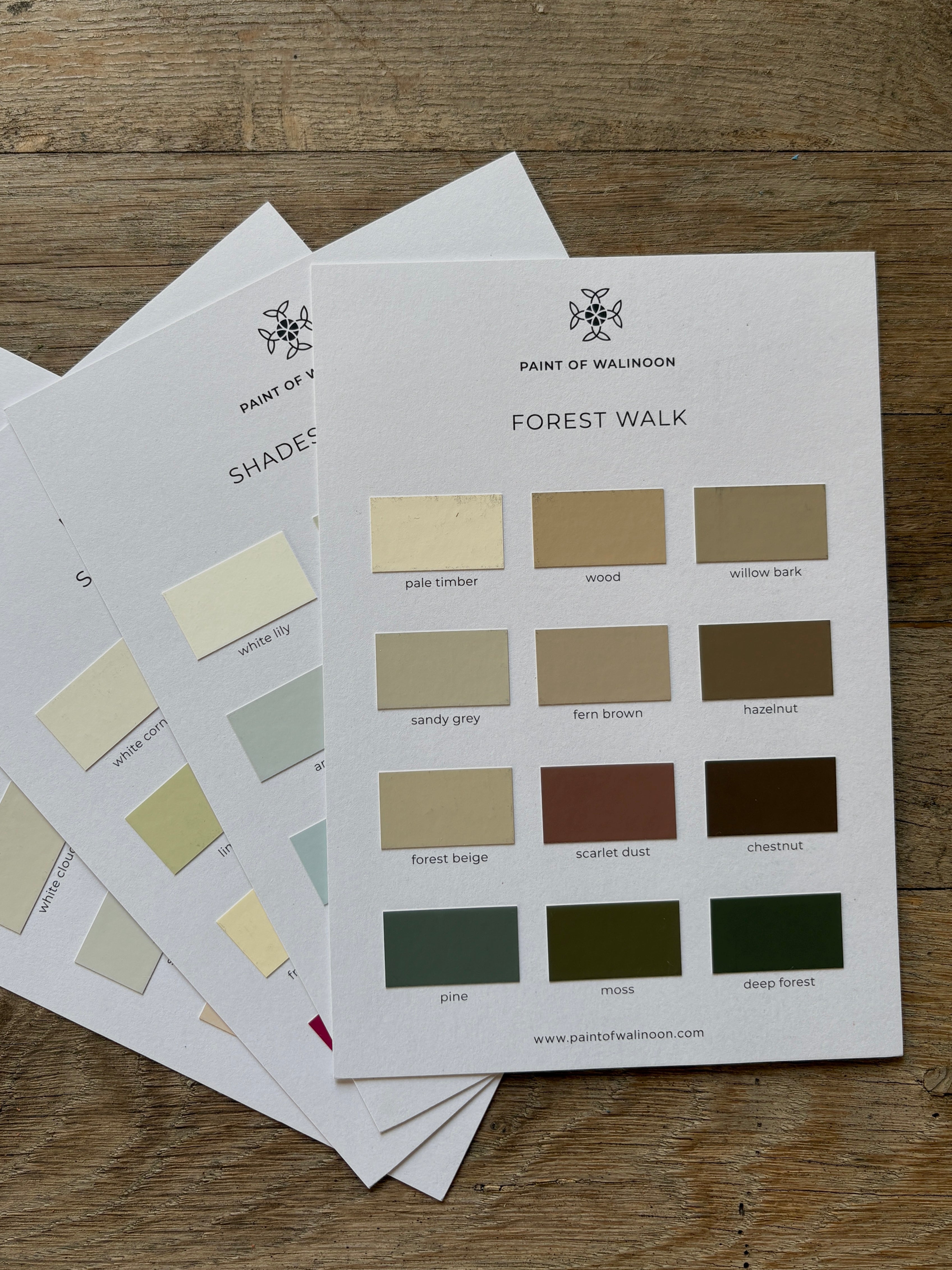 Paint of Walinoon Kreidefarben Farbkartenset