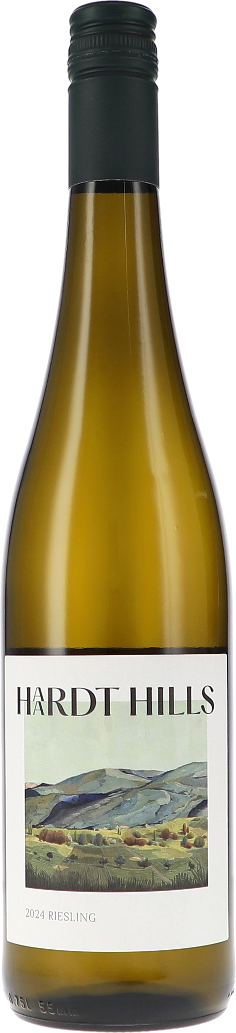 Weinflasche Haardt Hills Riesling, Weißwein aus der Pfalz
