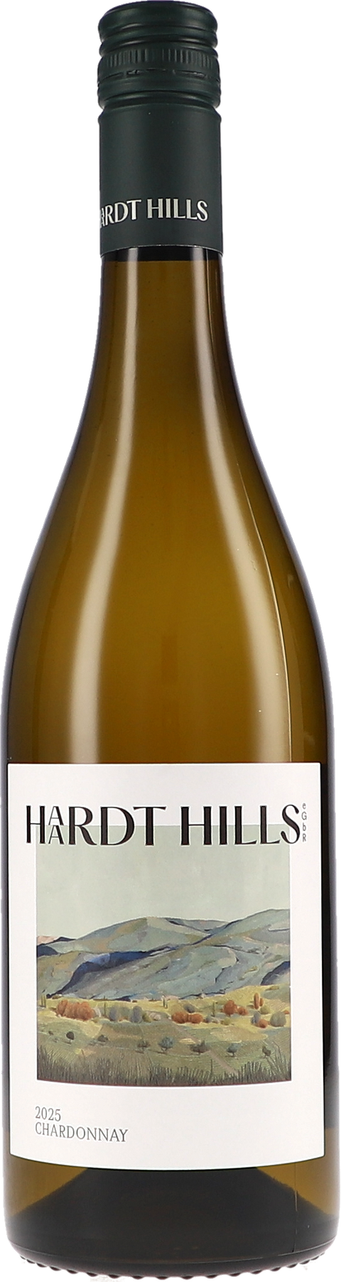 Weinflasche Haardt Hills Chardonnay, Weißwein aus der Pfalz