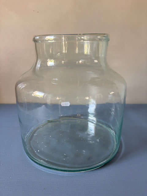 Vintage Glas Vase glatt