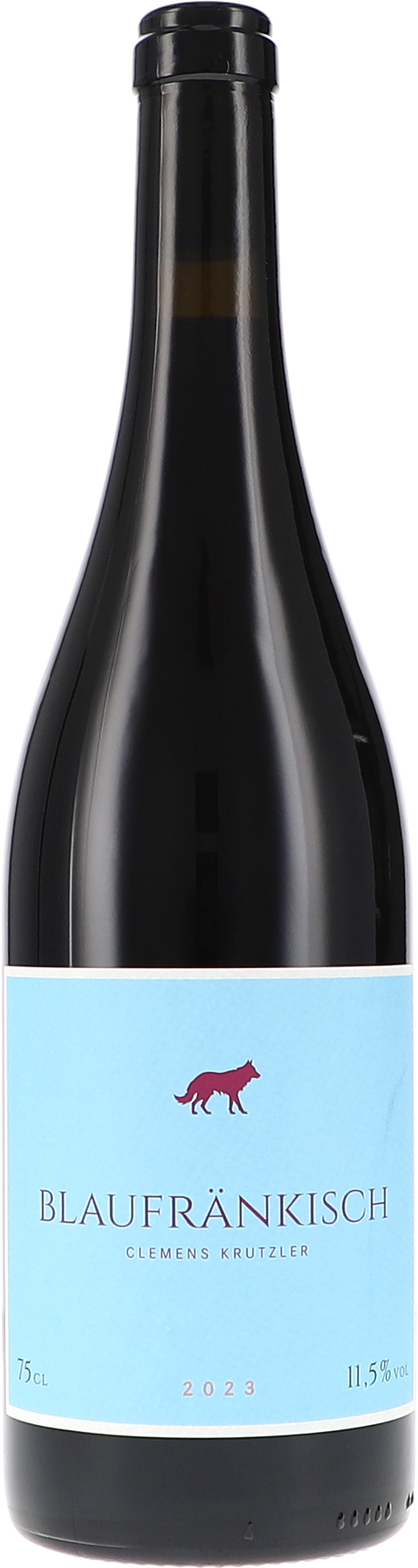 Weinflasche Clemens Krutzler Blaufränkisch, Rotwein aus dem Burgenland