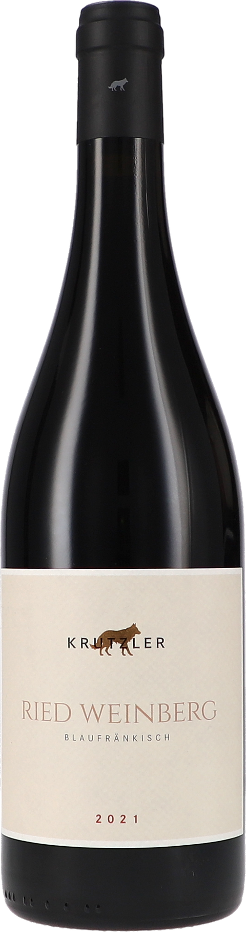 Weinflasche Clemens Krutzler Ried Weinberg Blaufränkisch, Rotwein aus dem Burgenland