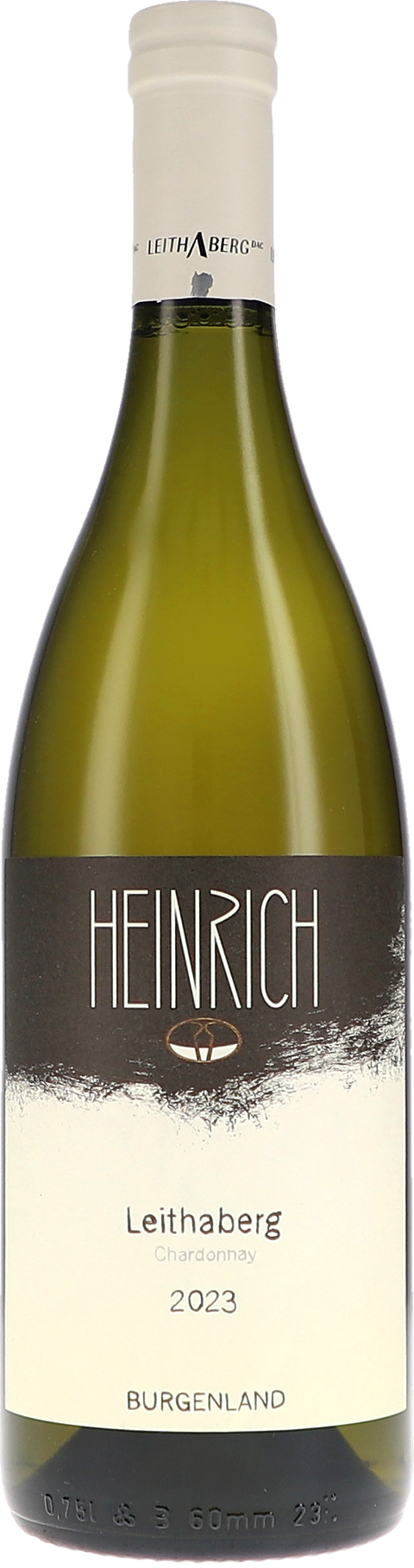 Weinflasche Heinrich Chardonnay Leithaberg DAC BIO, Weißwein aus dem Burgenland