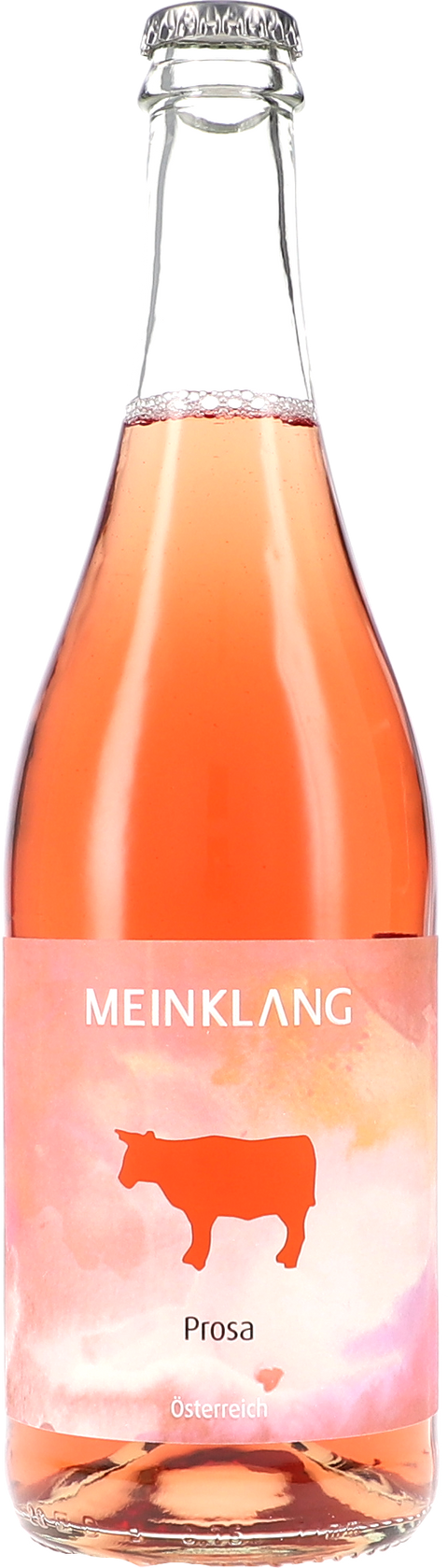 Weinflasche Meinklang Prosa Rosé Perlwein trocken BIO, Roséwein aus dem Burgenland
