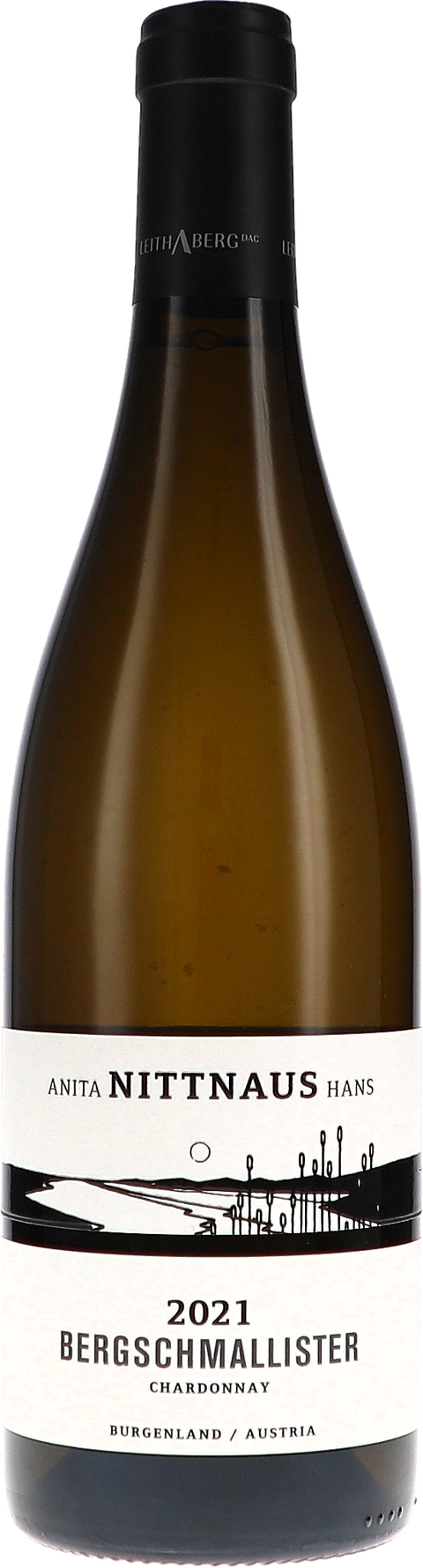 Weinflasche Nittnaus Anita & Hans Ried Bergschmallister Jois, Leithaberg DAC BIO, Weißwein aus dem Burgenland
