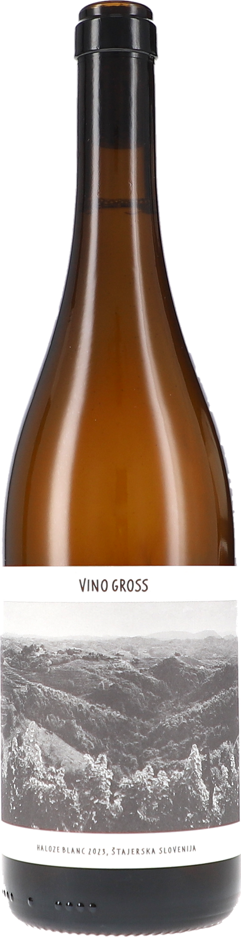 Weinflasche Vino Gross Haloze Blanc BIO, Weißwein