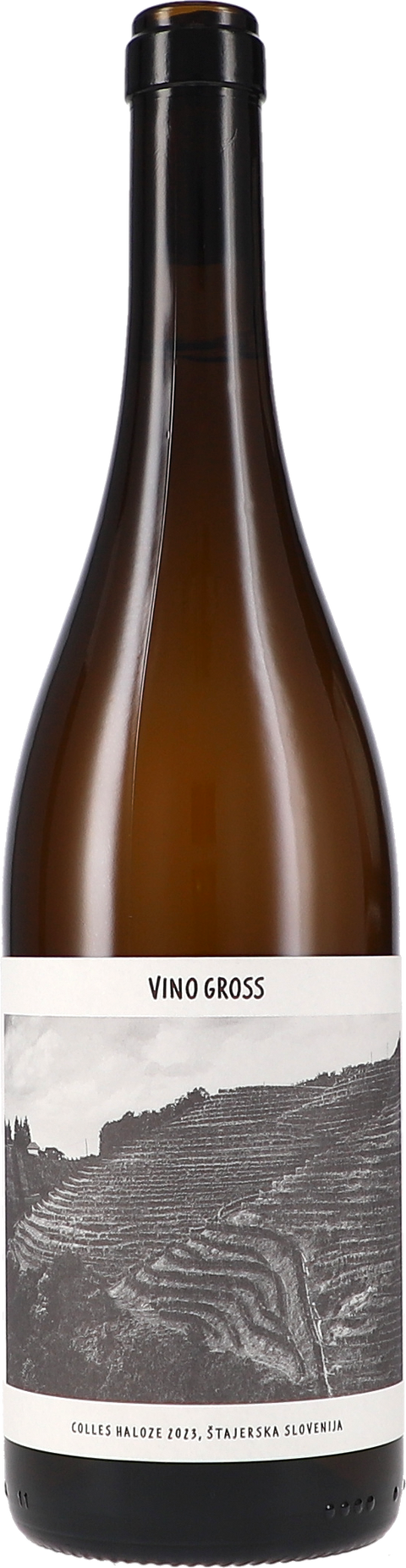 Weinflasche Vino Gross Colles Haloze BIO, Weißwein