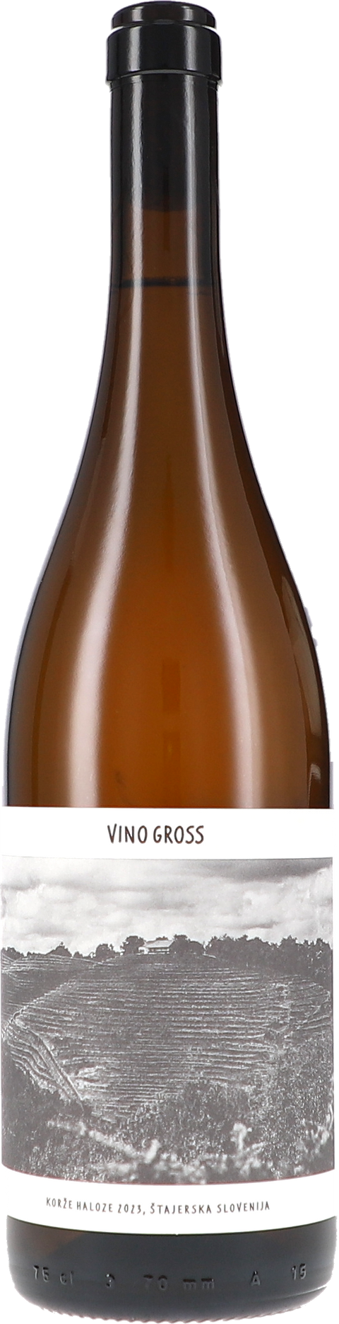 Weinflasche Vino Gross Korže Halozeze BIO, Weißwein
