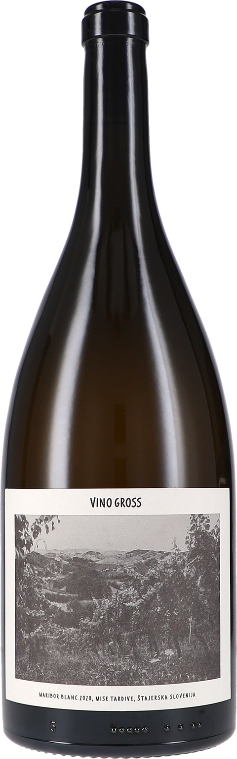 Weinflasche Vino Gross Maribor Blanc, Mise Tardive, Weißwein