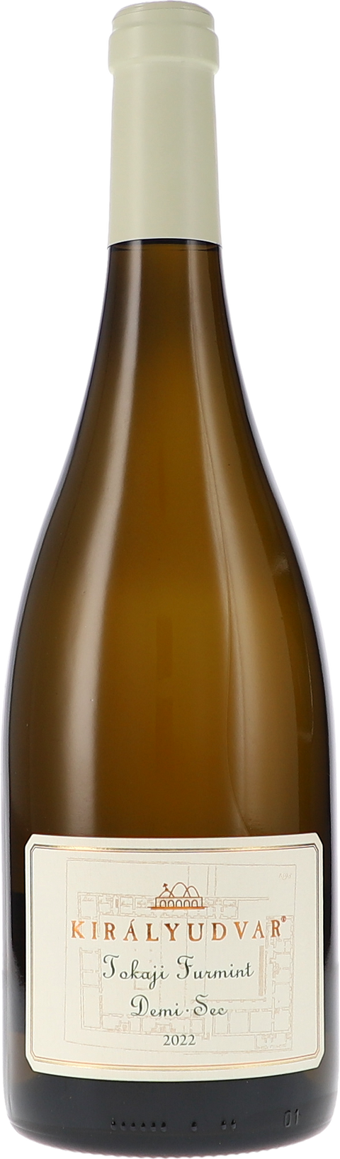 Weinflasche Királyudvar Tokaji Furmint Demi-Sec, Weißwein aus Tokaj