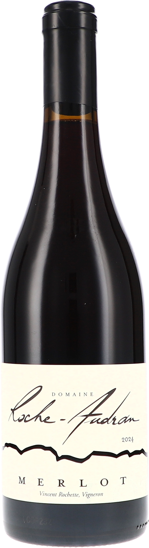 Weinflasche Roche-Audran Merlot, IGP Méditerranée BIO, Rotwein von der südlichen Rhône