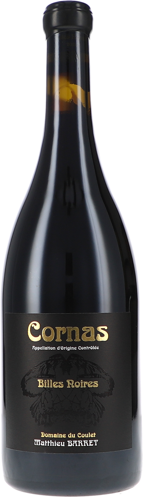 Weinflasche Du Coulet Cornas „Billes Noires“ AOP BIO, Rotwein von der nördlichen Rhône