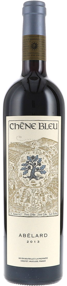 Weinflasche Chêne Bleu Abélard AOC, Rotwein von der südlichen Rhône
