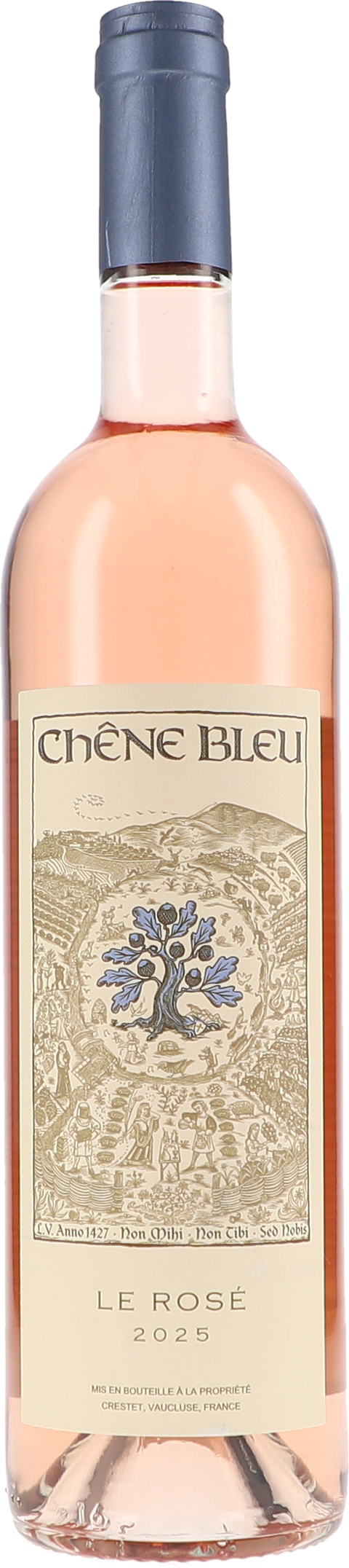 Weinflasche Chêne Bleu Le Rosé IGP BIO, Roséwein von der südlichen Rhône