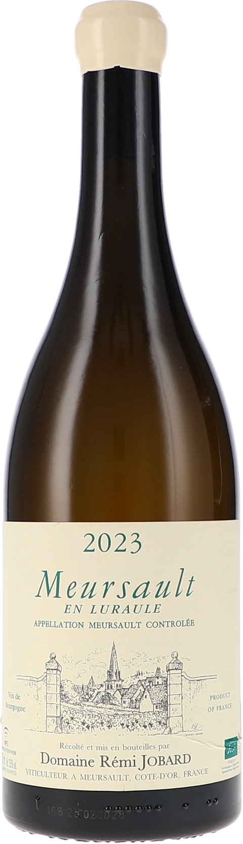 Weinflasche Rémi Jobard Meursault En Luraule AOC BIO, Weißwein aus Burgund