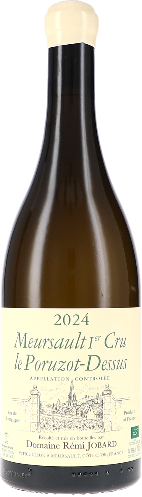 Rémi Jobard Meursault 1er Cru Le Poruzot-Dessus AOC 2024 BIO