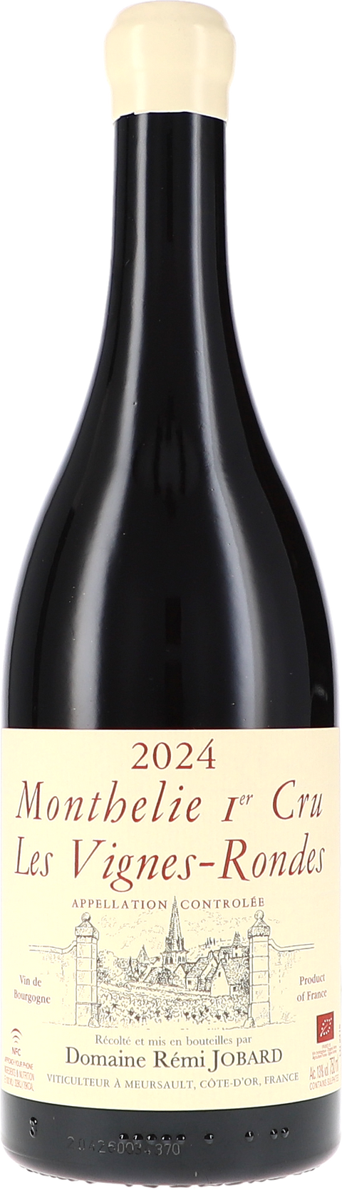 Rémi Jobard Monthelie 1er Cru Les Vignes-Rondes AOC 2024 BIO