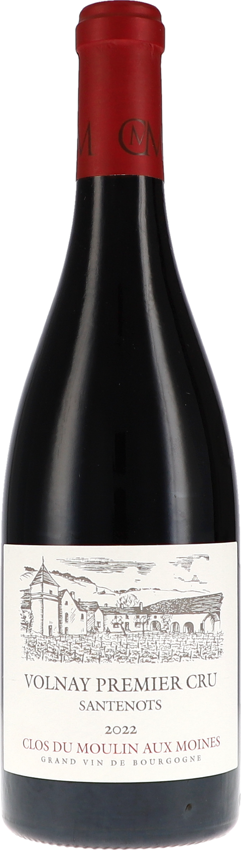 Weinflasche Clos du Moulin aux Moines Volnay 1er Cru „Les Santenots“ AOC, Rotwein aus Burgund