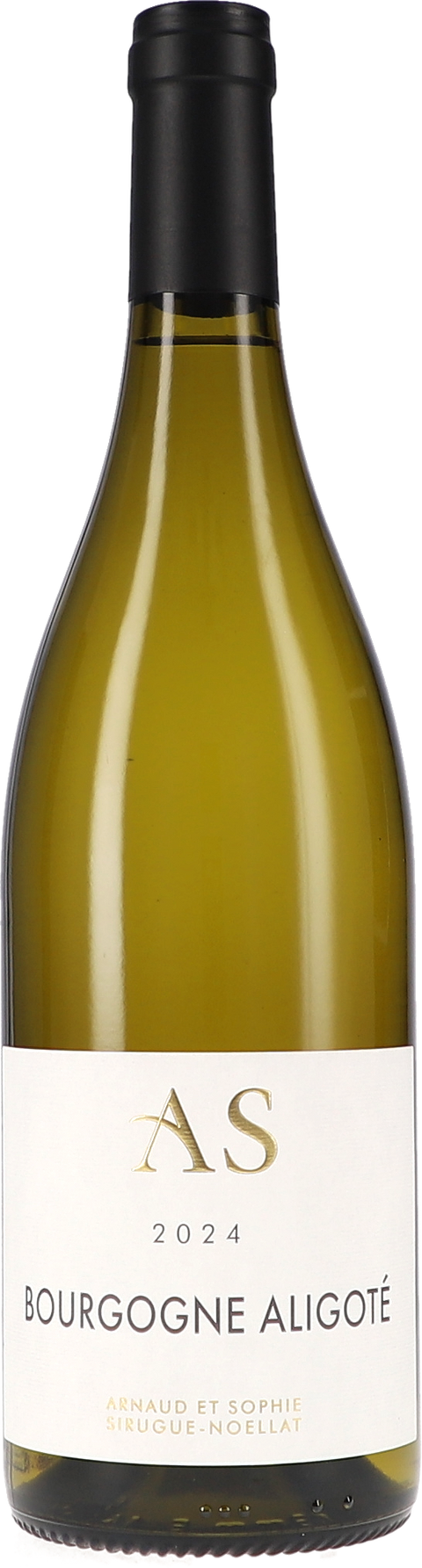 Weinflasche AS Sirugue-Noëllat Bourgogne Aligoté AOC, Weißwein aus Burgund