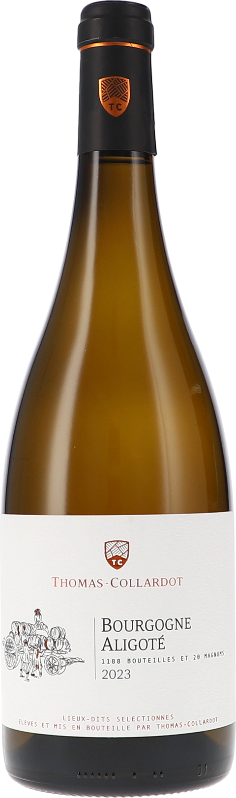 Weinflasche Thomas-Collardot Bourgogne Aligoté AOC, Weißwein aus Burgund