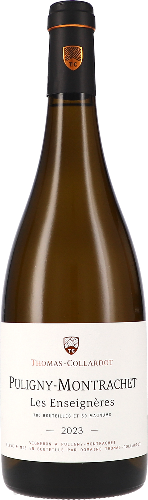 Weinflasche Thomas-Collardot Puligny-Montrachet „Les Enseignères“ AOC BIO, Weißwein aus Burgund