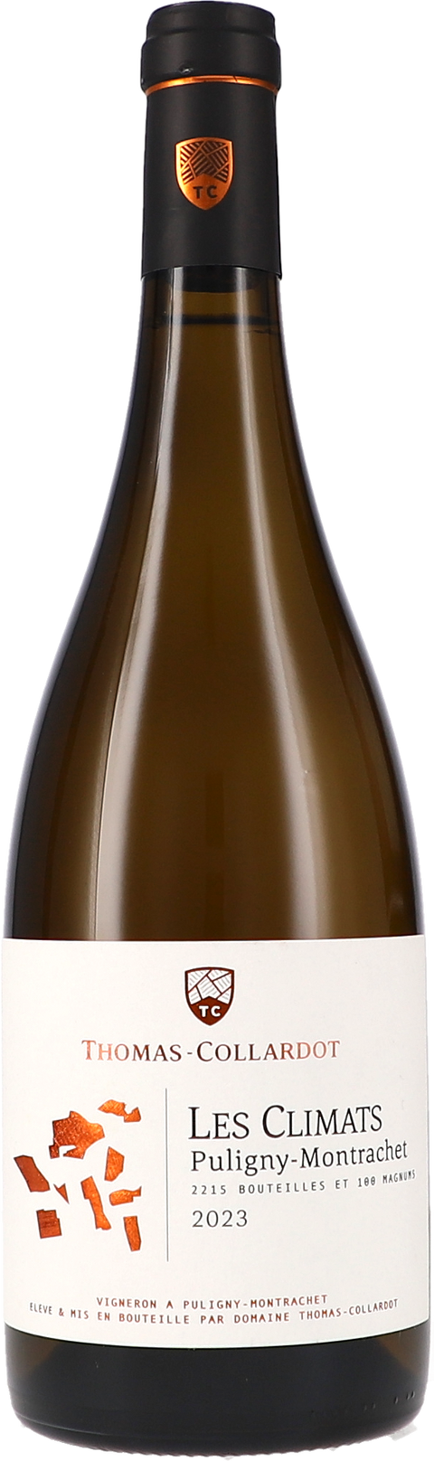 Weinflasche Thomas-Collardot Puligny-Montrachet „Les Climats“ AOC BIO, Weißwein aus Burgund