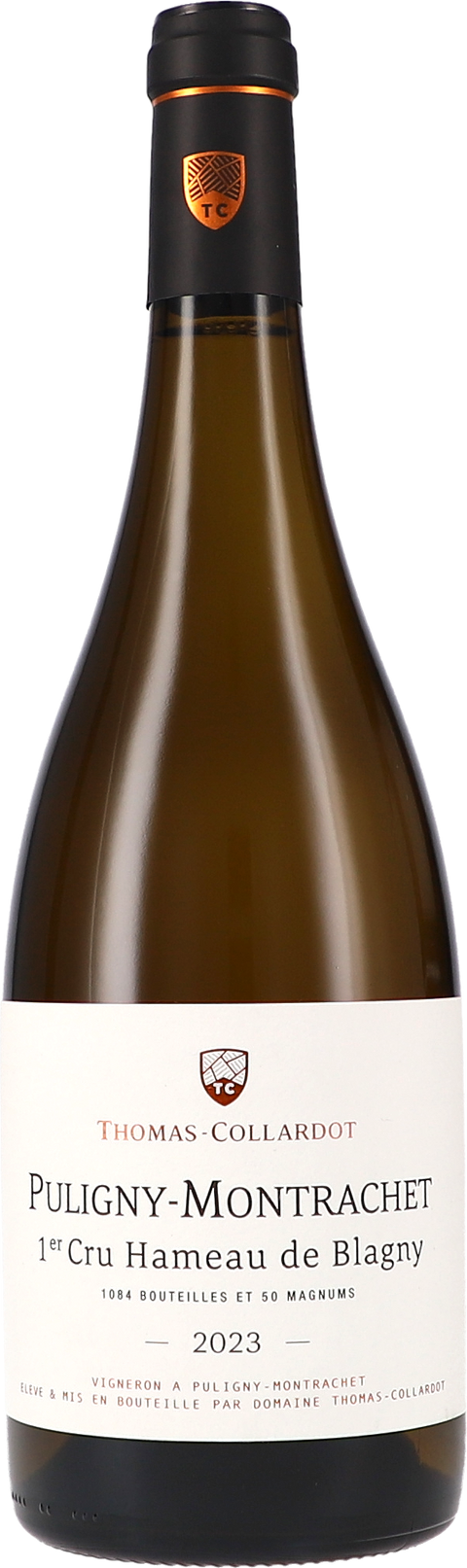 Weinflasche Thomas-Collardot Puligny-Montrachet 1er Cru „Hameau de Blagny“ AOC BIO, Weißwein aus Burgund