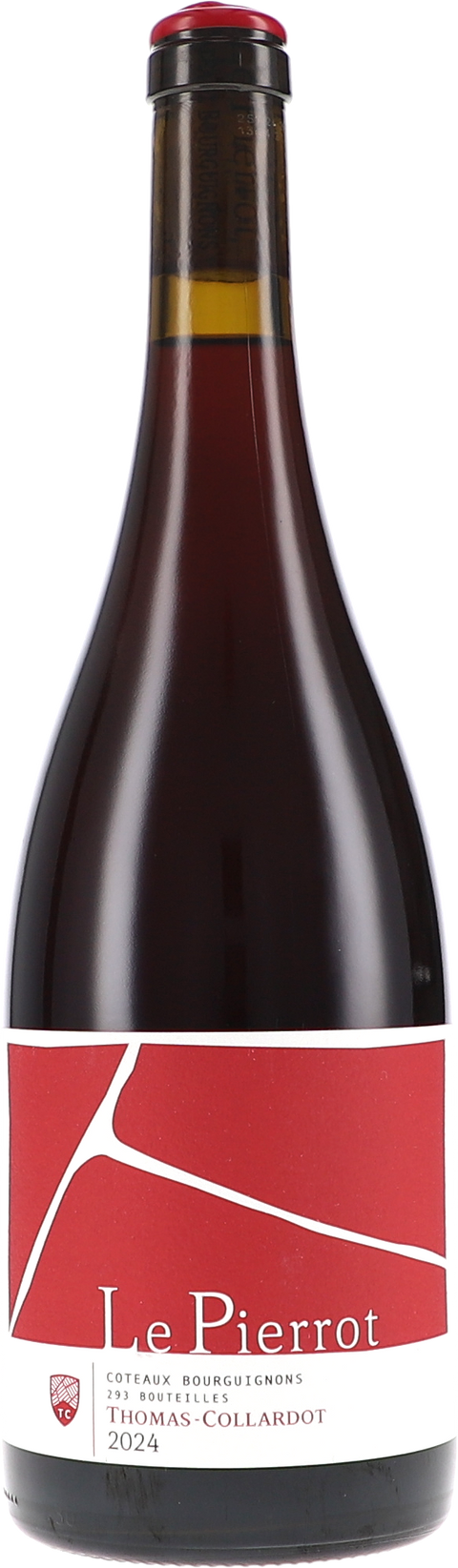 Weinflasche Thomas-Collardot Coteaux Bourguignons „Le Pierrot“ AOC BIO, Rotwein aus Burgund