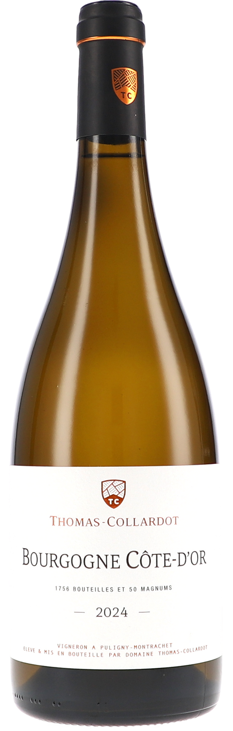 Weinflasche Thomas-Collardot Bourgogne Cote d'Or Blanc AOC BIO, Weißwein aus Burgund