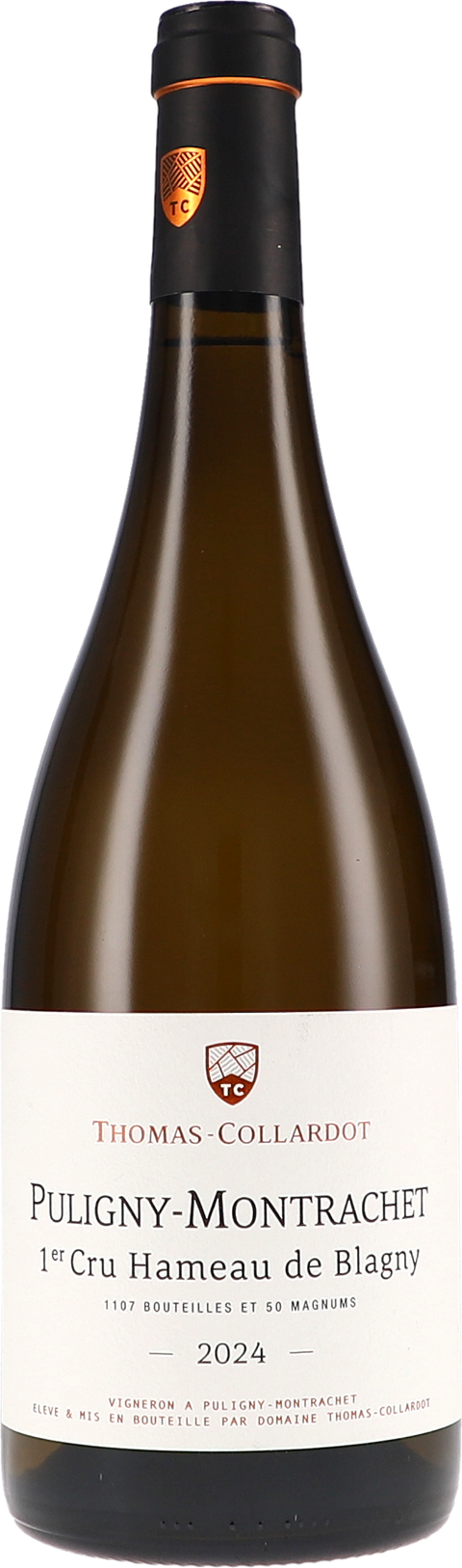 Weinflasche Thomas-Collardot Puligny-Montrachet 1er Cru „Hameau de Blagny“ AOC BIO, Weißwein aus Burgund