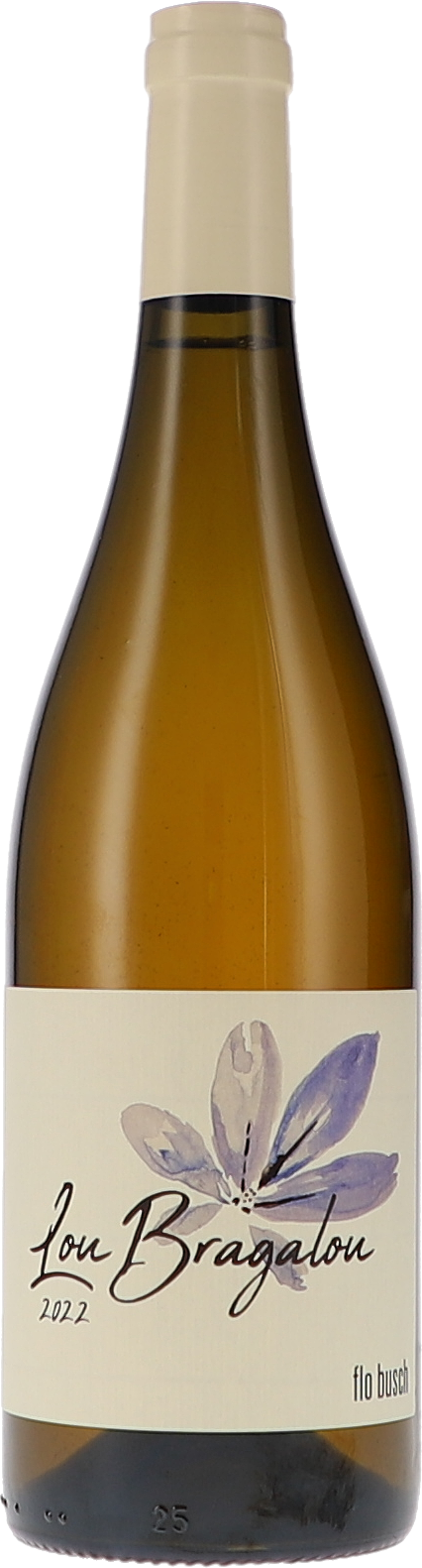 Weinflasche Flo Busch Lou Bragalou IGP, Weißwein aus dem Languedoc-Roussillon