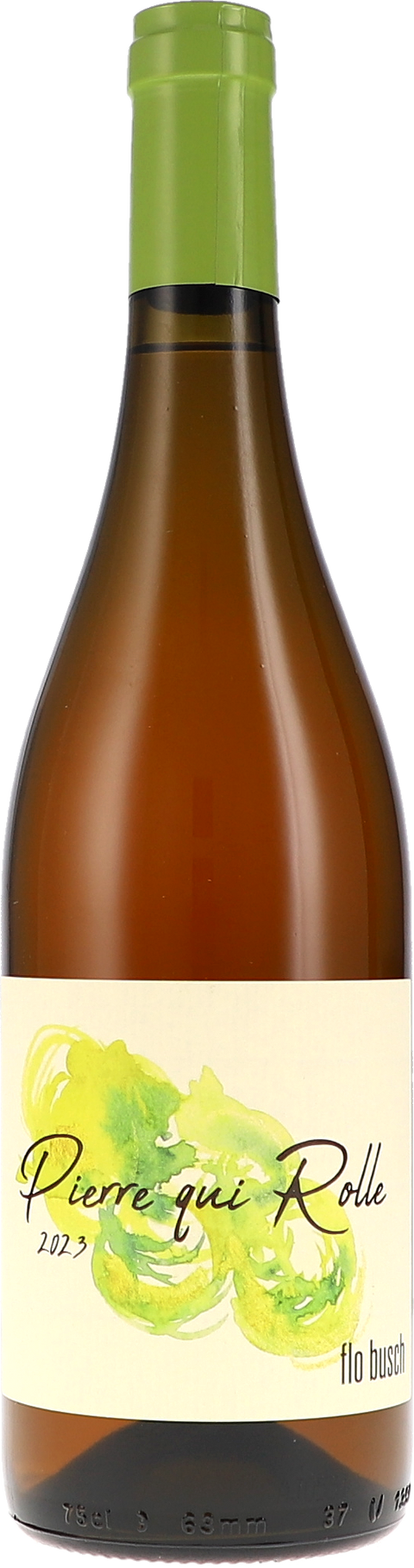 Weinflasche Flo Busch Pierre qui Rolle VdF BIO, Weißwein aus dem Languedoc-Roussillon