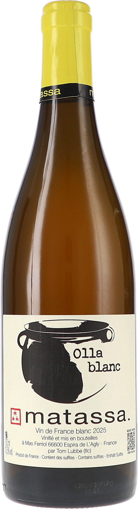 Matassa Olla Blanc VdF 2025