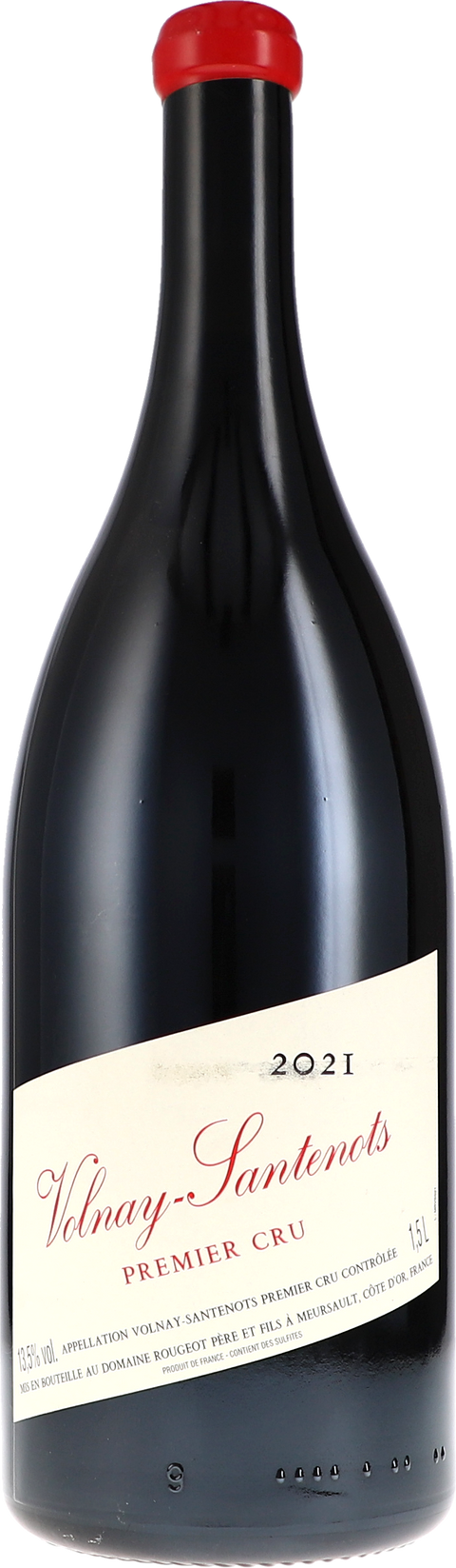 Weinflasche Rougeot Père & Fils Volnay-Santenots Premier Cru, Sans Sulfite Ajouté AOC BIO, Rotwein aus Burgund