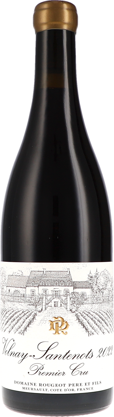 Weinflasche Rougeot Père & Fils Volnay-Santenots Premier Cru AOC BIO, Rotwein aus Burgund
