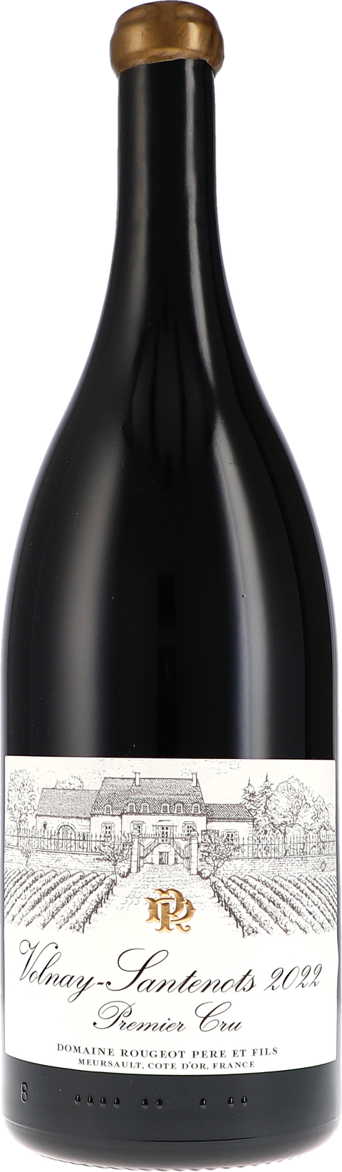 Weinflasche Rougeot Père & Fils Volnay-Santenots Premier Cru AOC BIO, Rotwein aus Burgund