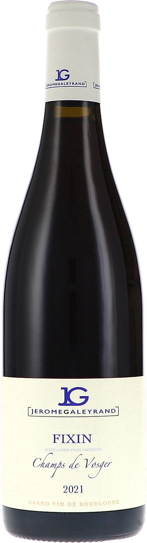 Weinflasche Jérôme Galeyrand Fixin „Champs de Vosger“ AOP, Rotwein aus Burgund