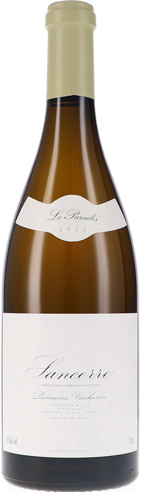 Weinflasche Vacheron Sancerre blanc „Le Paradis“ AOC BIO, Weißwein von der Loire