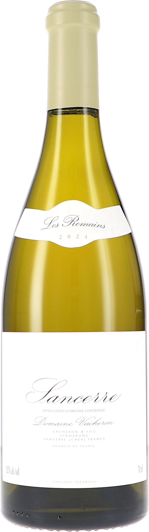 Weinflasche Vacheron Sancerre blanc „Les Romains“ AOC BIO, Weißwein von der Loire
