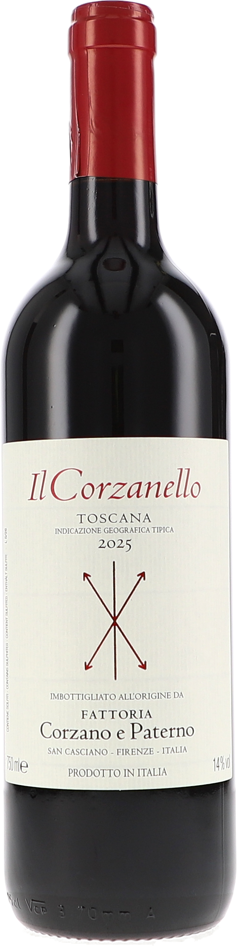 Corzano e Paterno Il Corzanello Rosso IGT 2025 BIO